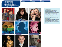 Tablet Screenshot of festivalhighlights.com